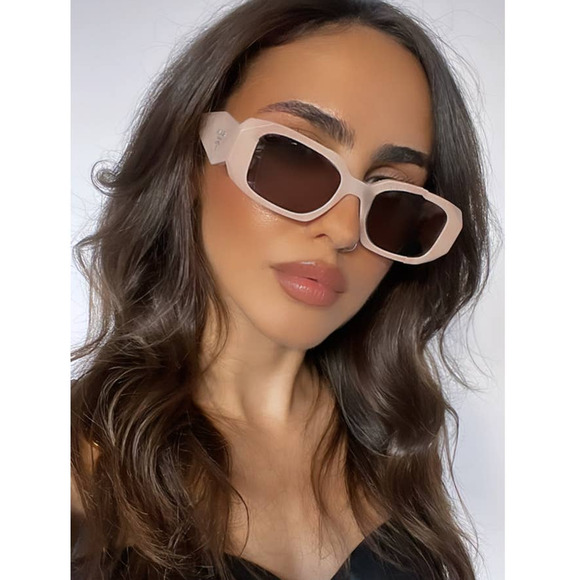 NEW Prada PR17WS Sunglasses in Powder Beige - Picture 1 of 10